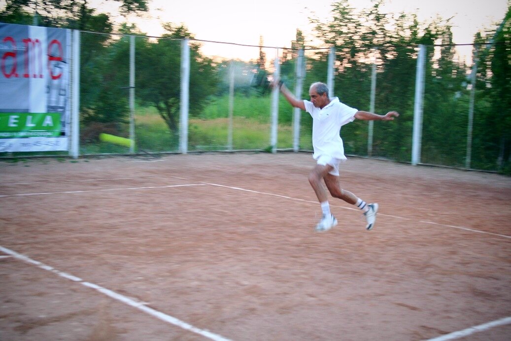 Национальный проект "Спортивное долголетие" Адамян Александр уже 66 лет в теннисе. Сочи, Краснодарский край, РФ. 