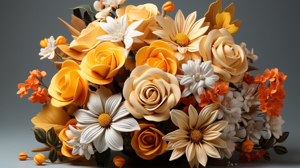 Весенний букет цветов на 8 марта