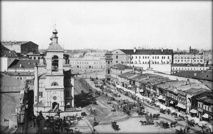 Охотный ряд, 1914 год.