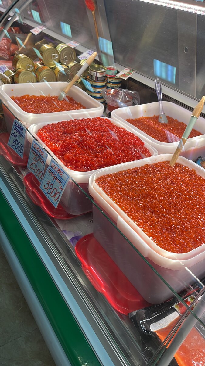 Фото Елизово рынок. Икра 