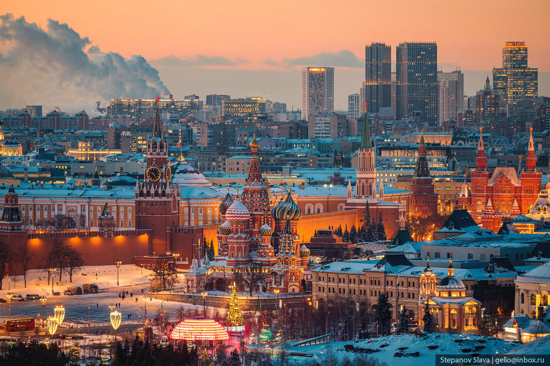 Зима в москве чей проект Зимняя Москва с высоты Gelio Слава Степанов Дзен