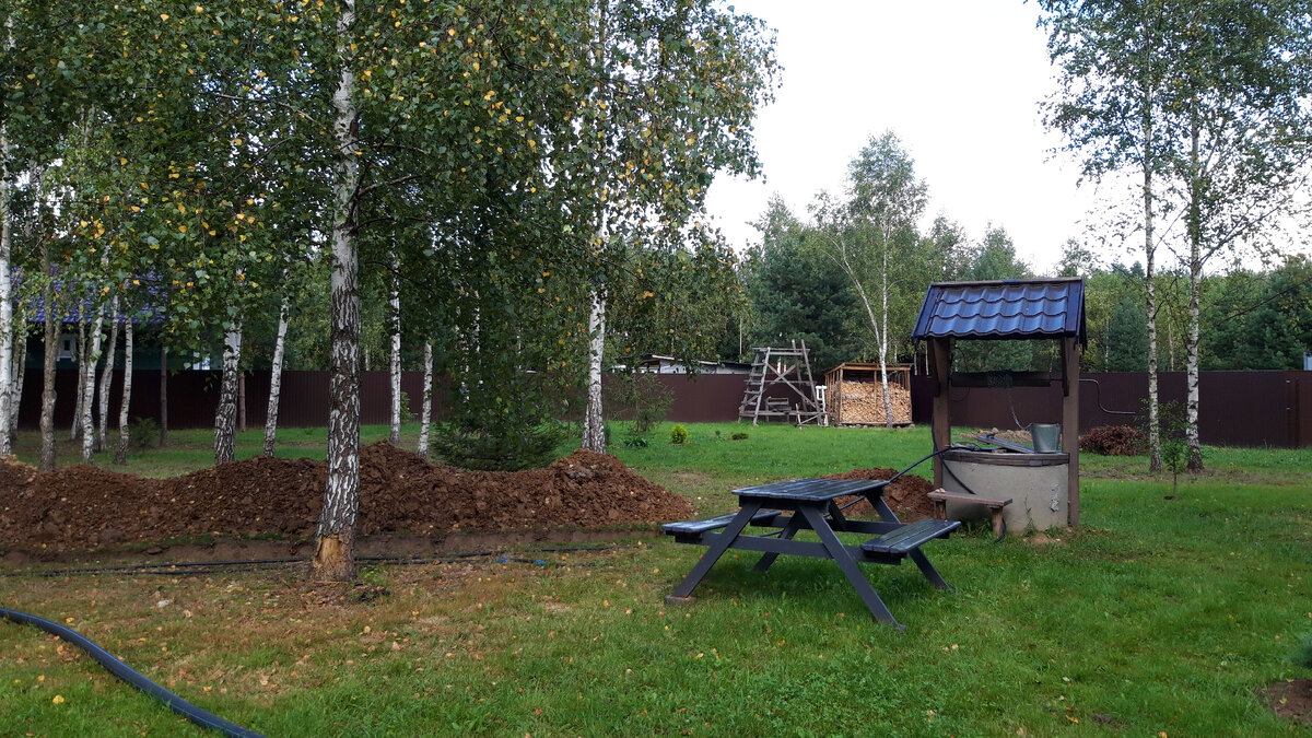 А вот она и траншейка!