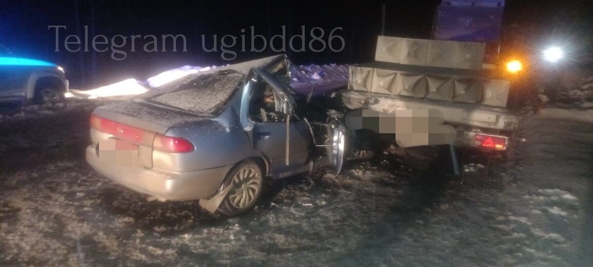    На трассе в Югре погиб водитель Nissan
