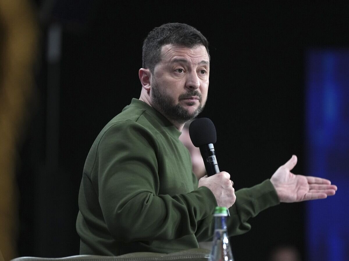 Президент Украины Владимир Зеленский© AP Photo / Evgeniy Maloletka