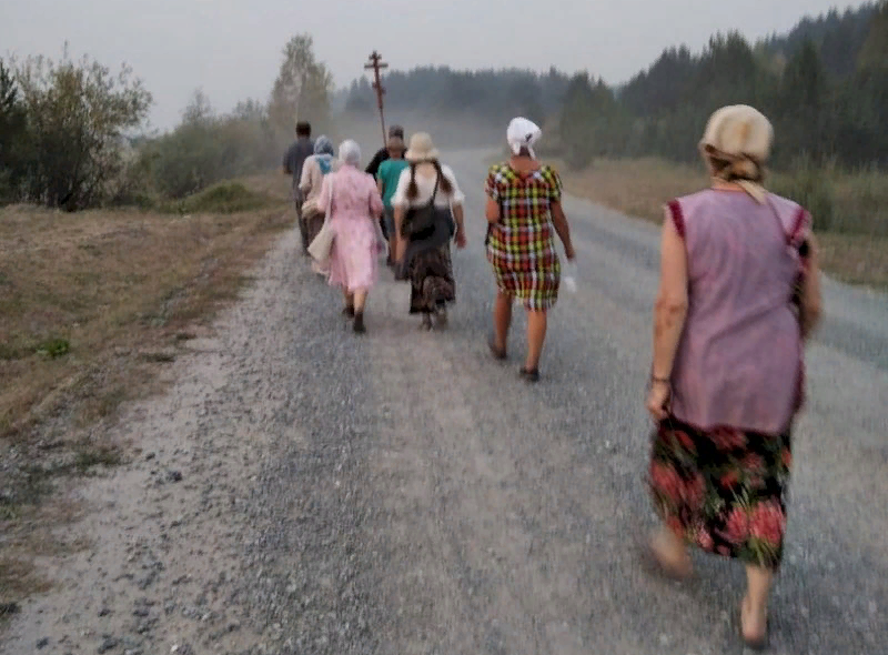 Крестный ход для вызывания дождя в Свердловской области в августе 2021 года. Фото свободно взято с сайта https://news.myseldon.com/ru/news/index/257179322