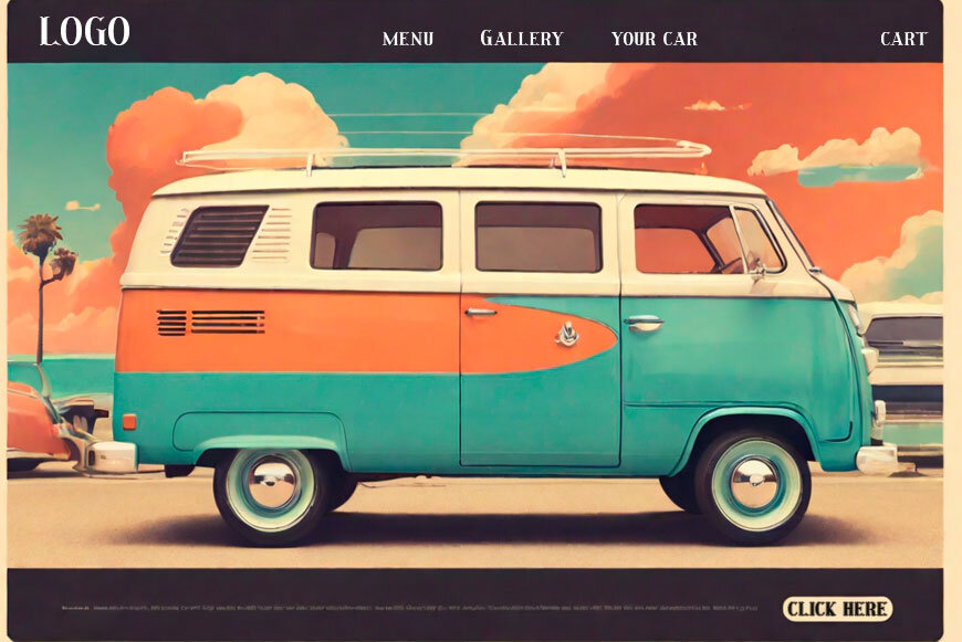 ретро стиль