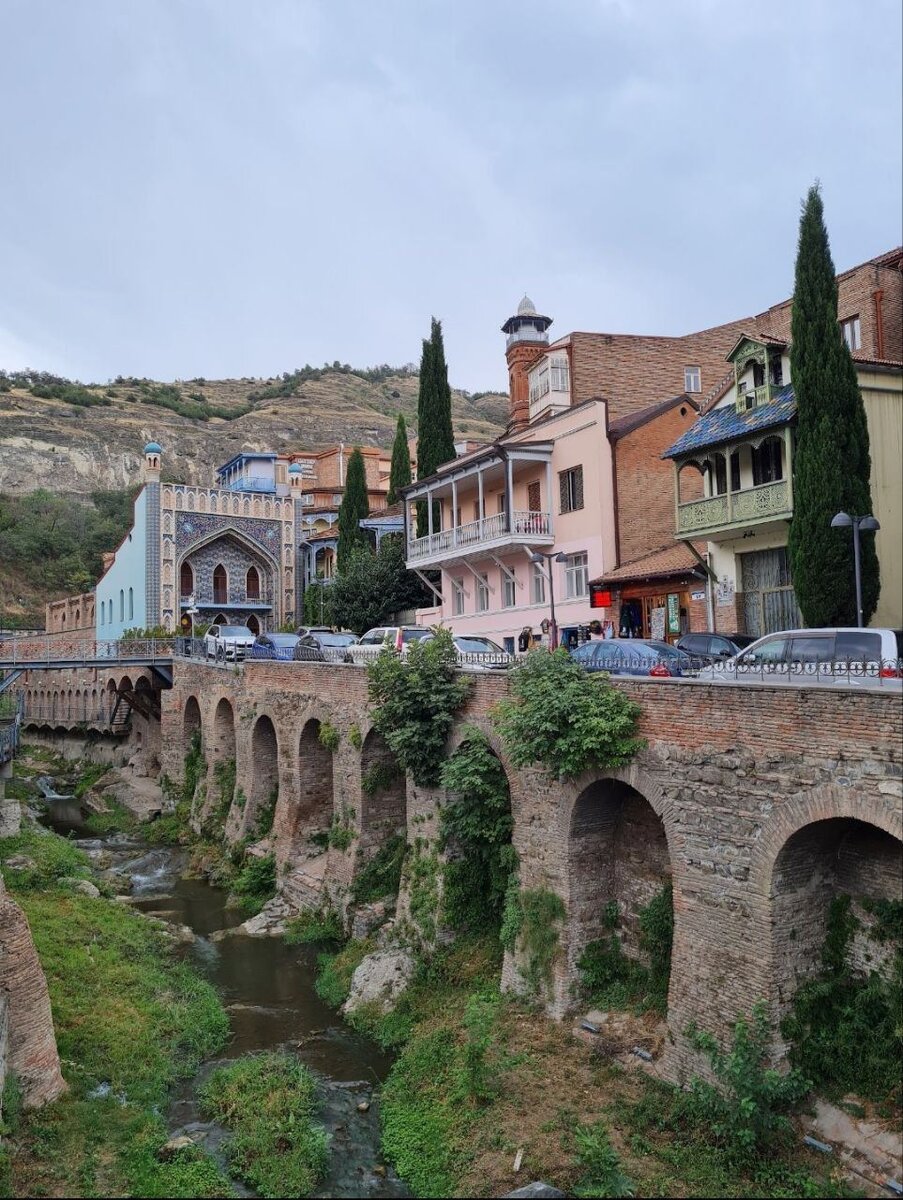 Район серных бань в Тбилиси 