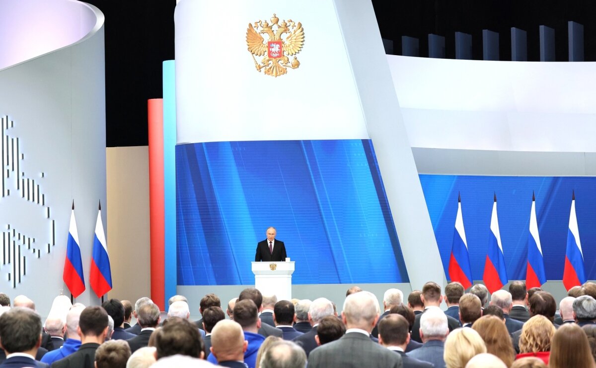 Послание президента Федеральному Собранию. Фото: kremlin.ru