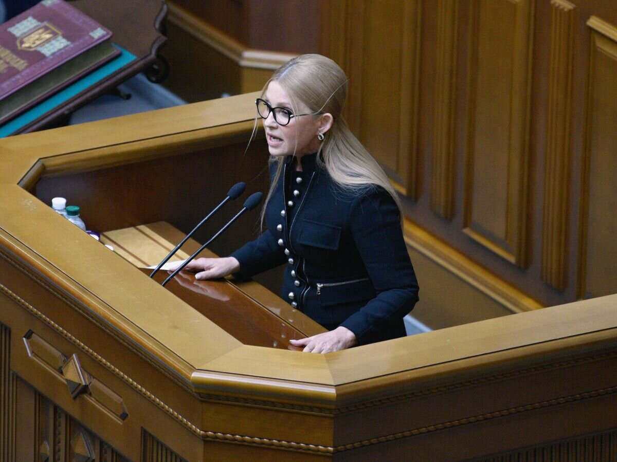    Лидер политической партии "Батькивщина" Юлия Тимошенко на заседании Верховной рады Украины© РИА Новости / Стрингер
