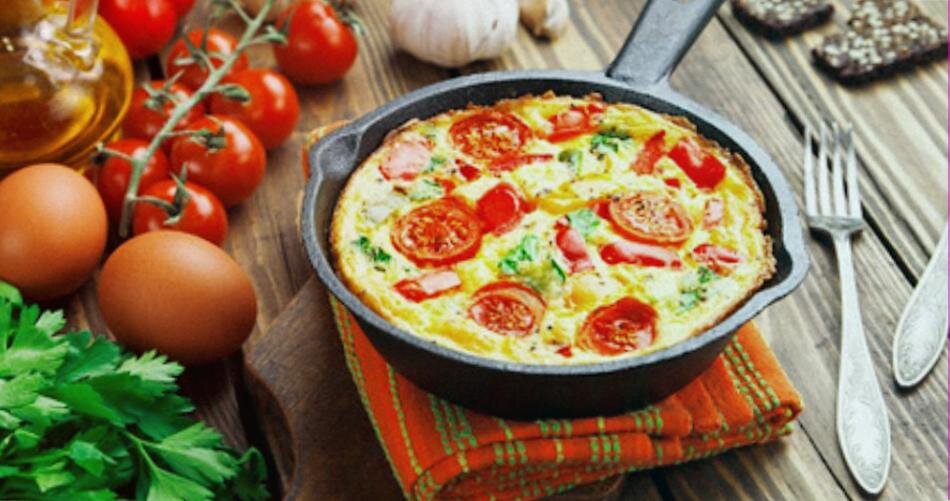 Рецепт: Омлет с Овощами