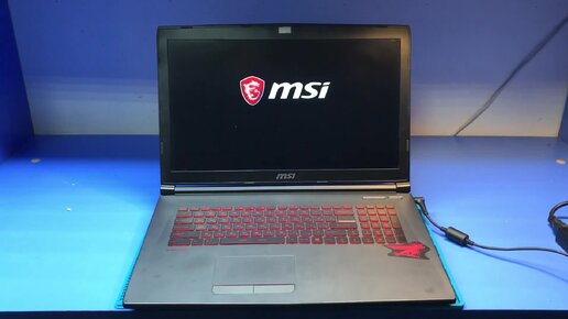 Ремонт Ирового MSI GV72 7RD после самостоятельной замены термопасты без отключения АКБ...