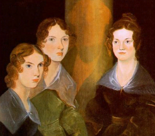 Прижизненный портрет сестер Бронте, написанный их братом Брэнуэллом. Слева направо: Энн, Эмили, Шарлотта. Изображение из интерне-источников.