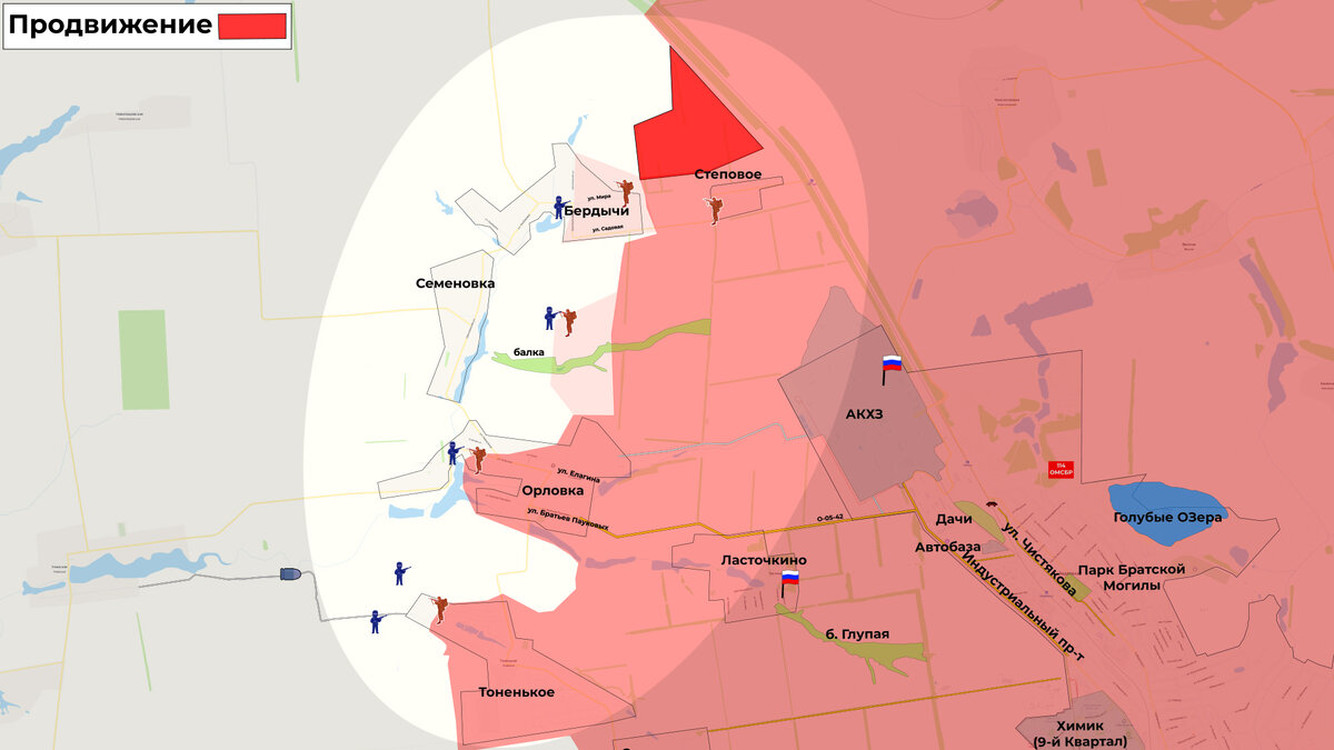 На Константиновском направлении в районе Ивановского войска группировки “Юг” продолжают ухудшать позиции ВСУ.-2