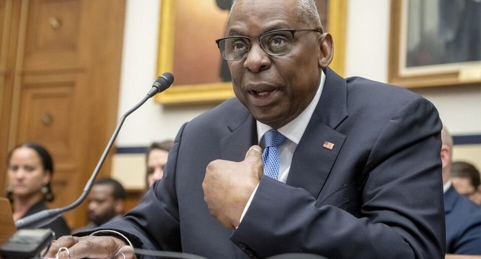    Глава Пентагона Ллойд Остин на заседании в Вашингтоне, 29 февраля 2024 года. Фото: Rod Lamkey / Global Look Press