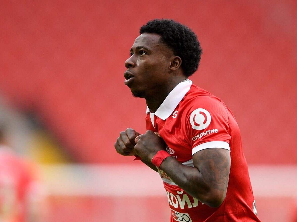    Полузащитник "Спартака" Квинси Промес в матче РПЛ© РИА Новости / Алексей Филиппов