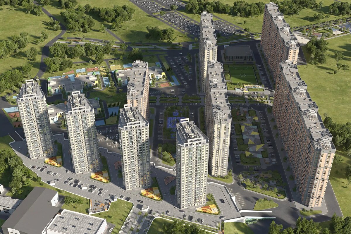 Рендеры ЖК «Сказка Град» от застройщика «ТОЧНО»