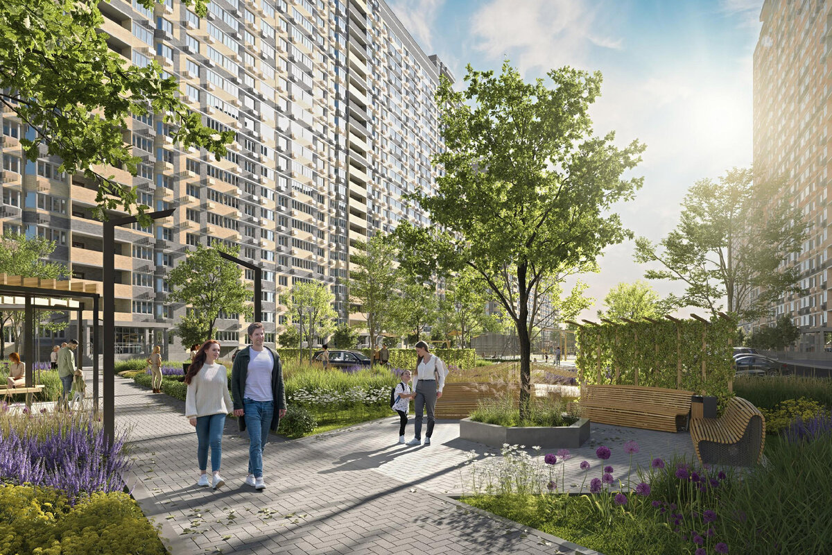 Рендеры ЖК «Сказка Град» от застройщика «ТОЧНО»