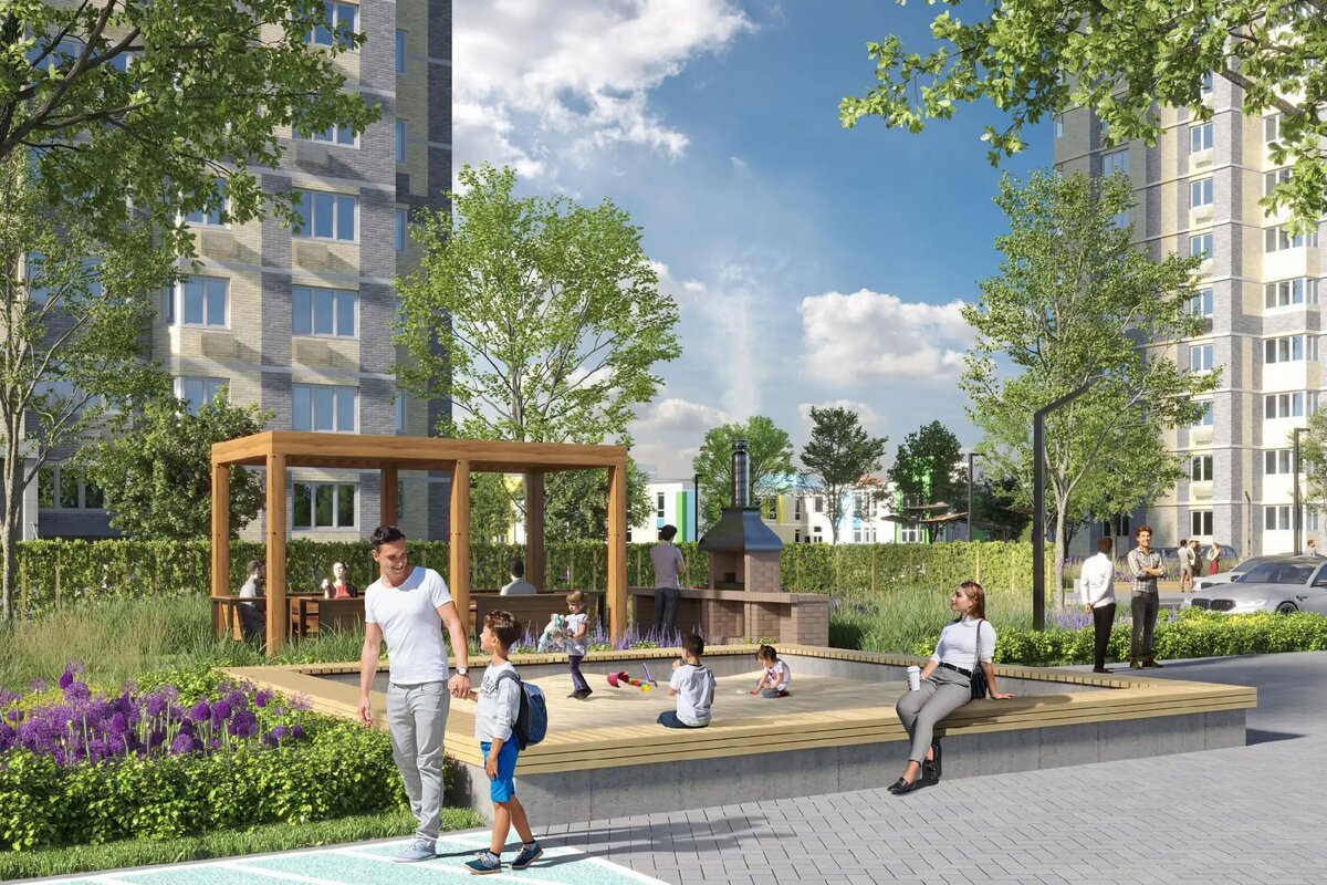 Рендеры ЖК «Сказка Град» от застройщика «ТОЧНО»