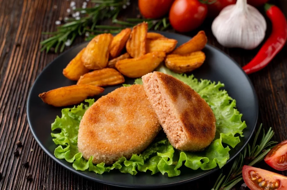 сочные котлеты из семги на обед