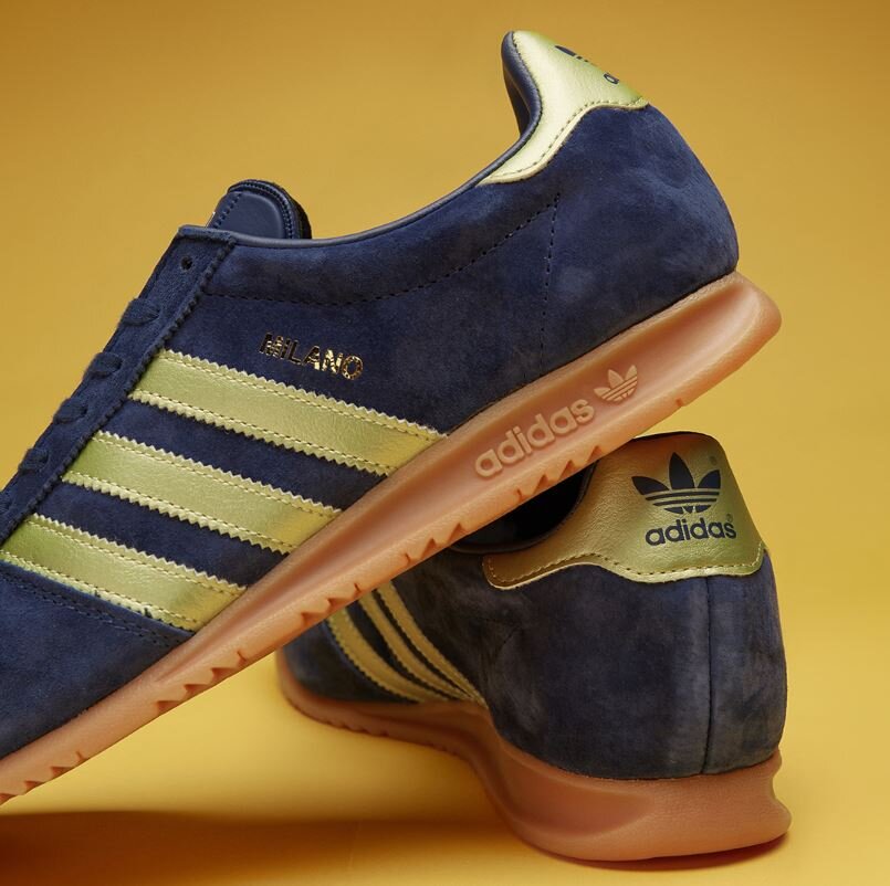 Adidas milano store blue gold