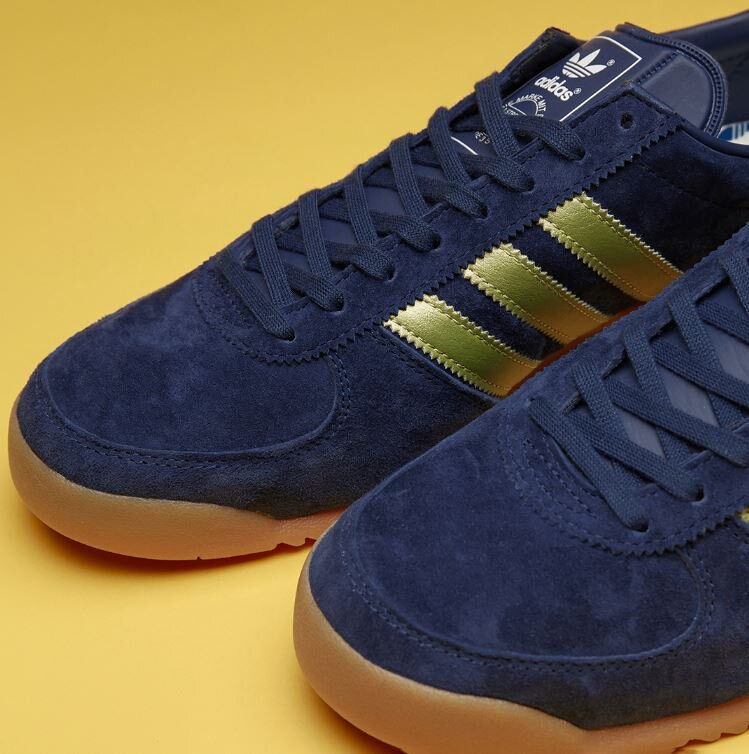 Adidas milano blue sales gold