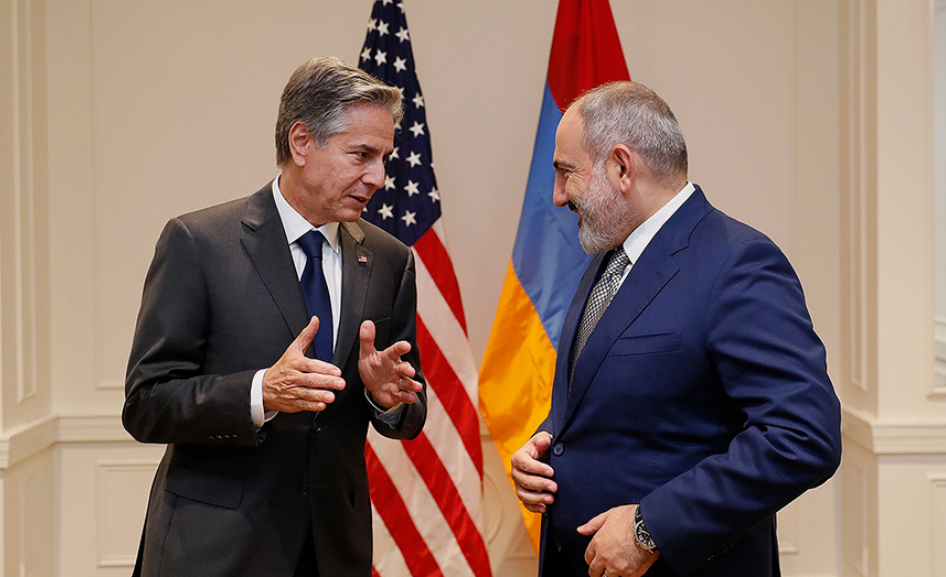 Энтони Блинкен и Никол Пашинян