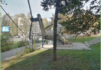 Вид из окна лекционной аудитории