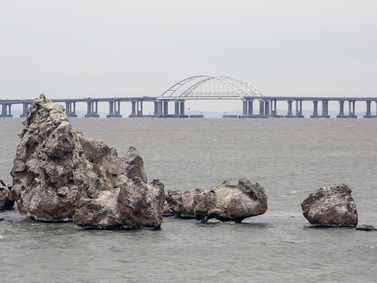    Крымский мост через Керченский пролив© РИА Новости / Виталий Тимкив