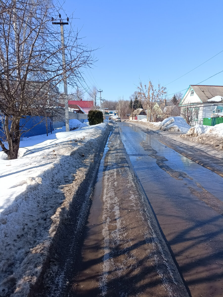 Весна в Мичуринске. Накипело. 