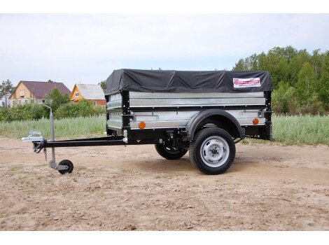 Прицеп-универсал с защитой от коррозии: идеален для перевозки объемных и длинномерных грузов!