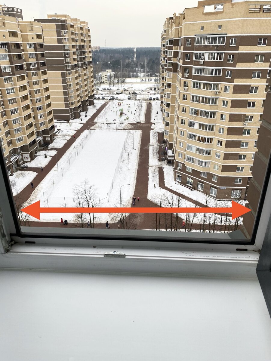 Рулеткой замеряйте ширину светового проёма по резинке, расположенной на раме окна. К полученной ширине прибавляйте 40мм.