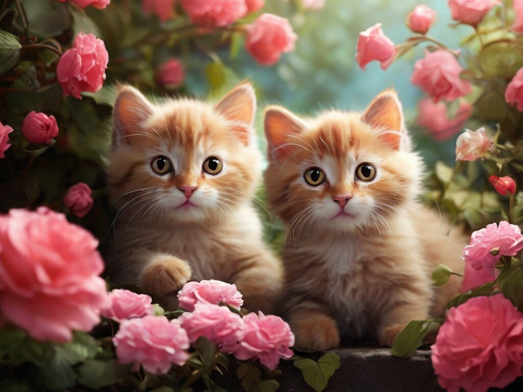 Весенние коты
