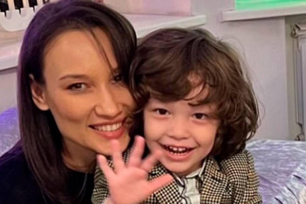    Вдова Грачевского с сыном Филиппом