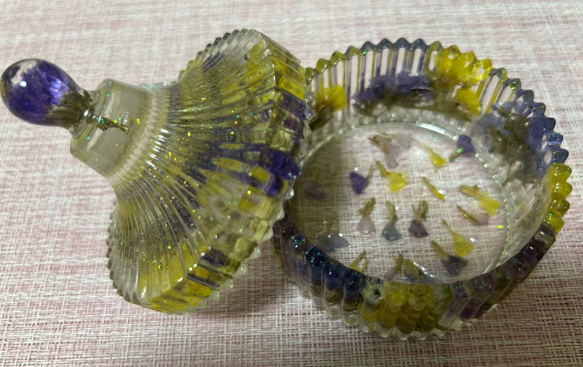 Шкатулка в открытом виде (фото автора)