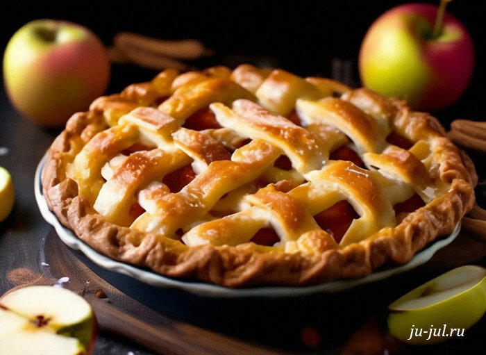 Пирог с яблоками