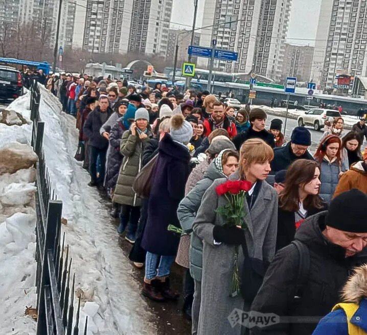    Похороны Алексея Навального. © Алан Рей/Ridus