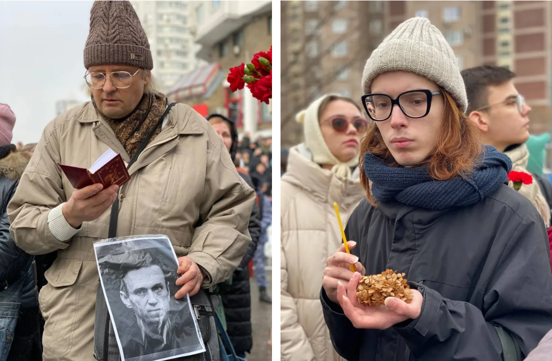 Мама и отец Алексея держались за руки».Тысячи пришли проститься с Навальным  к храму.Рассказ девушки, которой удалось попасть на богослужени | Куда  идём? | Дзен