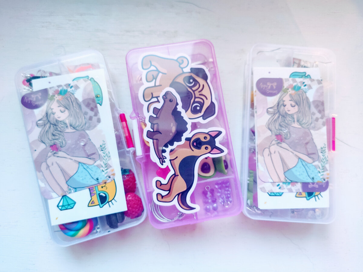 Три бокса с милейшими сережками