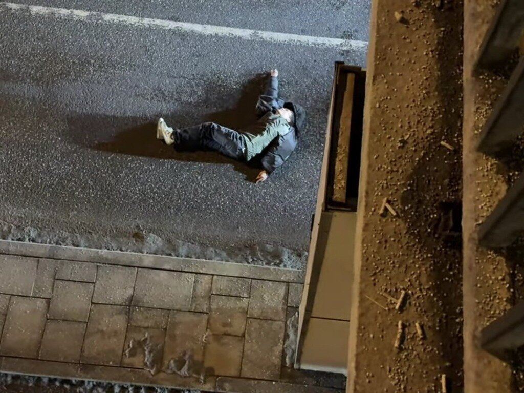 Вид с улицы Новый Арбат на Арбатский тоннель, кадр из видео.