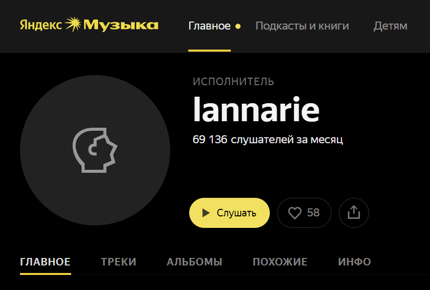 lannarie на Яндекс Музыки