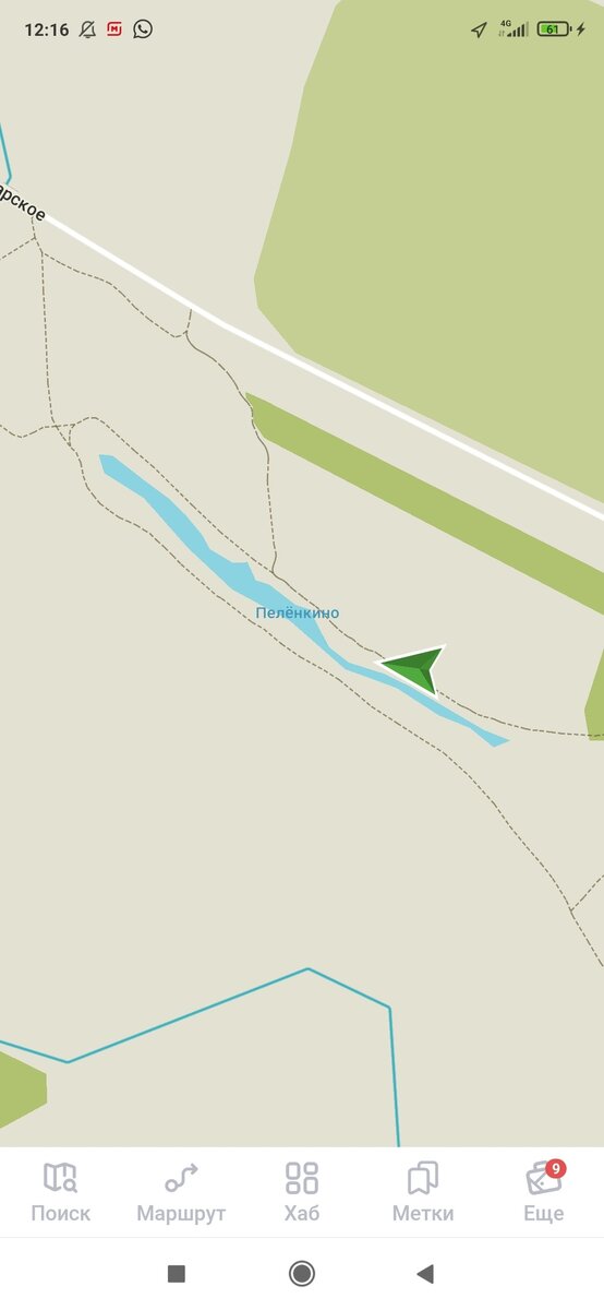 Скриншот с карты ОСМ