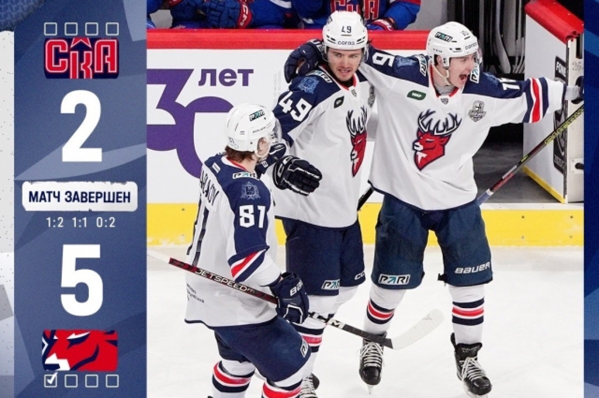    Нижегородское «Торпедо» обыграло СКА со счетом 5:2