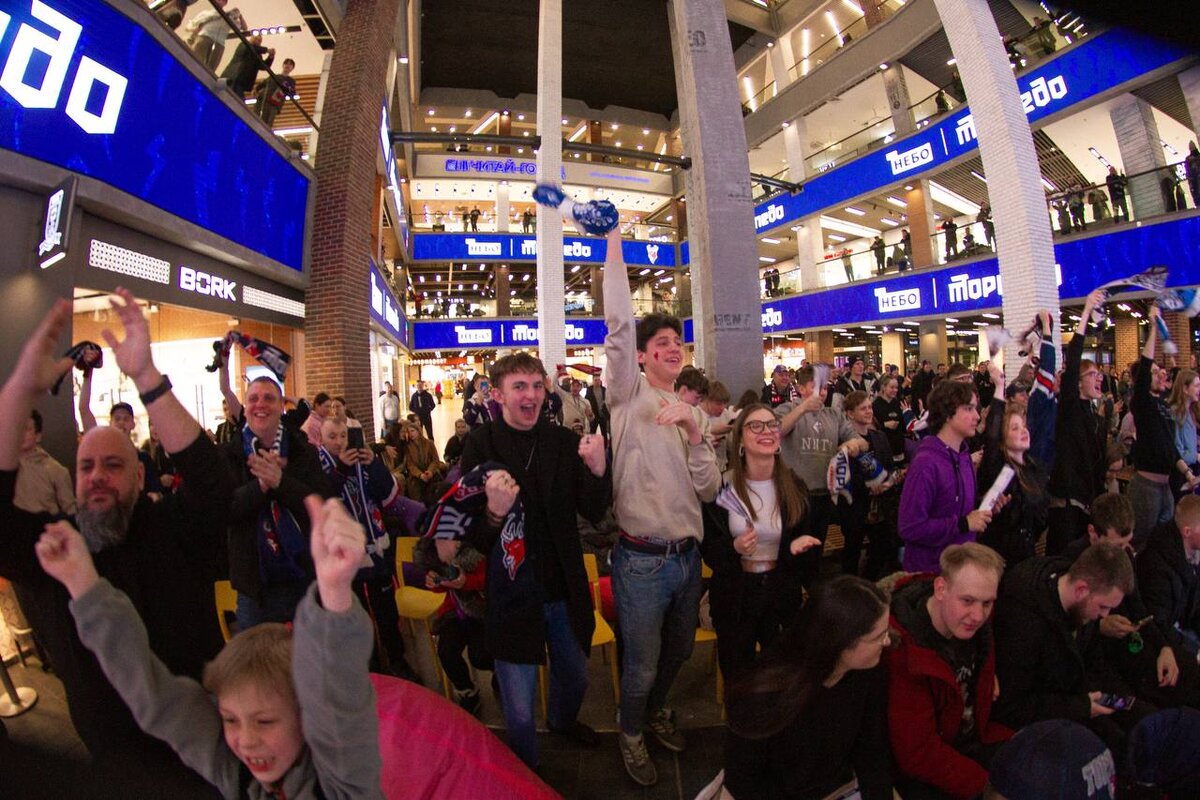 Фан-зона в ТЦ Небо в Нижнем Новгороде