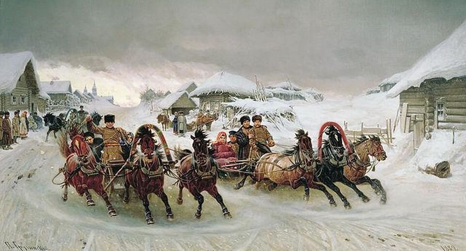    «Масленица», Петр Грузинский, 1889 год / Википедия