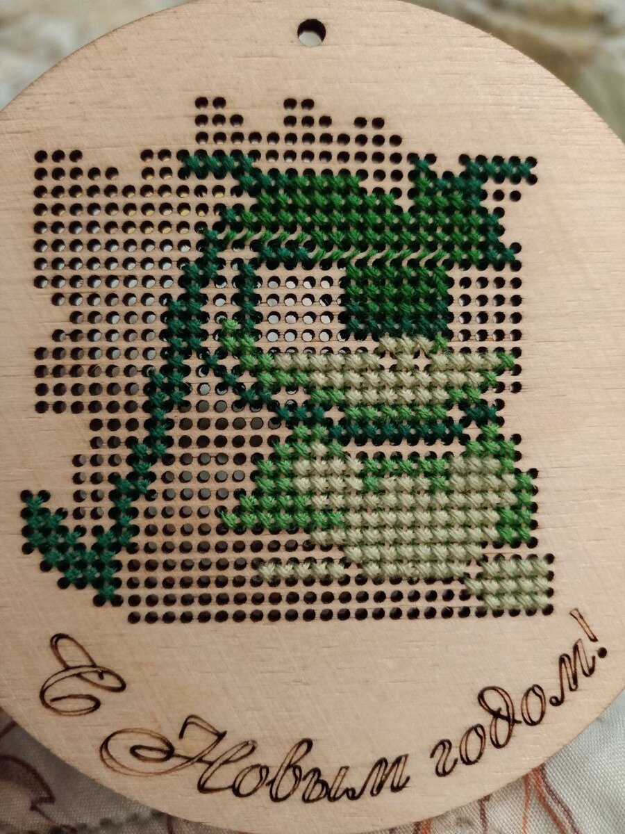 процесс вышивки