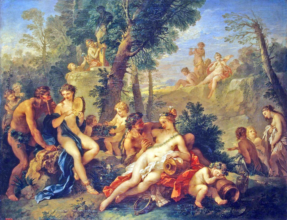 Шарль-Жозеф Натуар. Бахус и Ариадна.