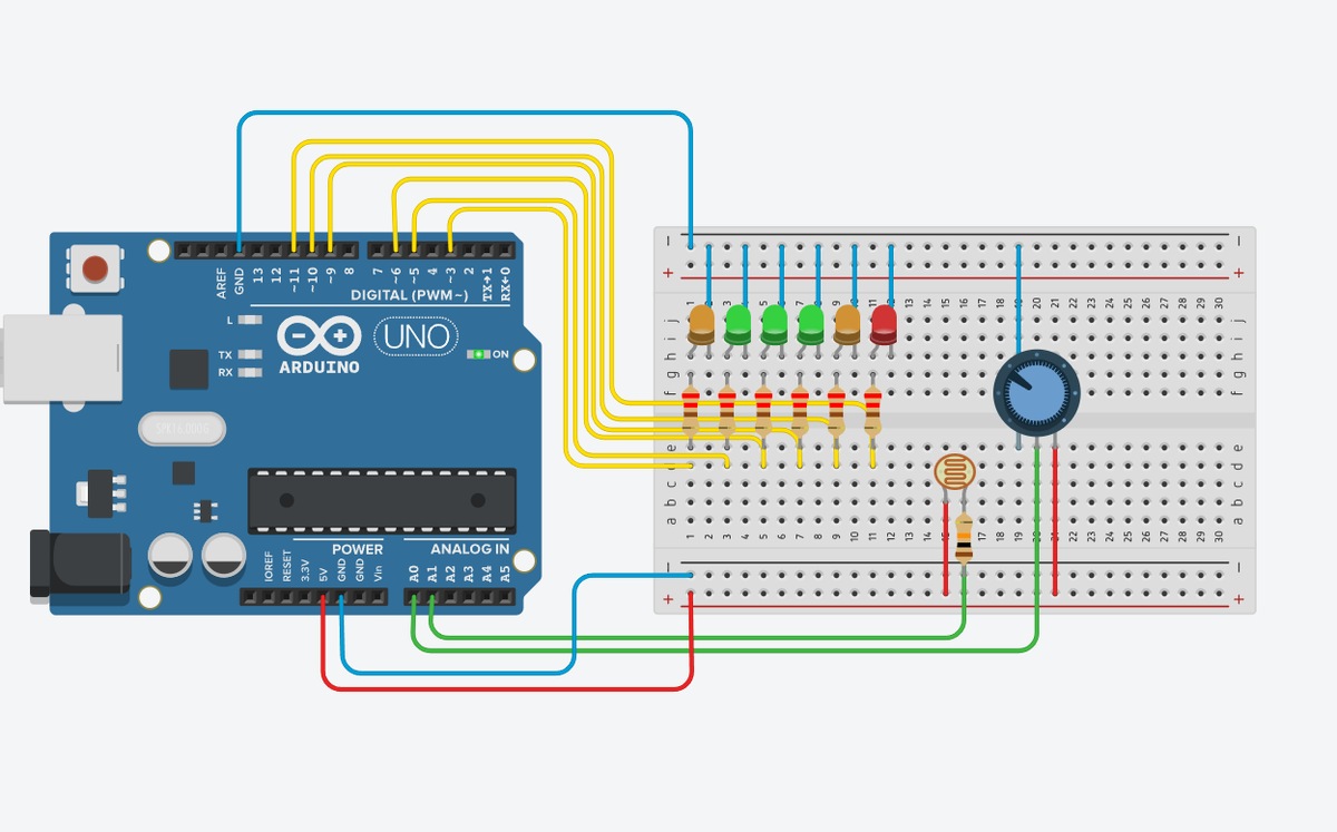 Схема подключения компонентов.