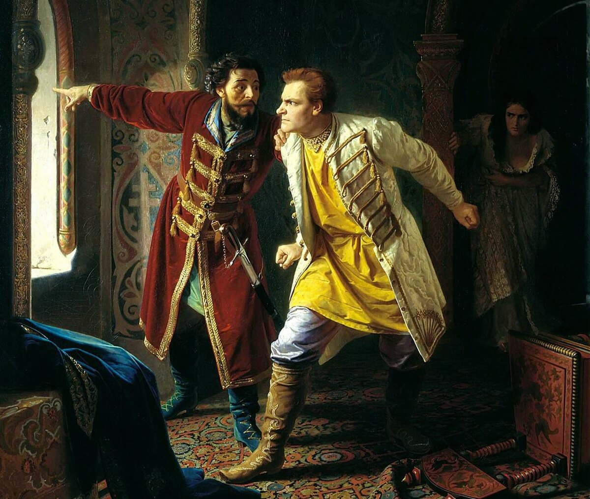 К.Б. Вениг «Последние минуты жизни Лжедмитрия Первого», 1879 год. Источник: ru.wikipedia.org