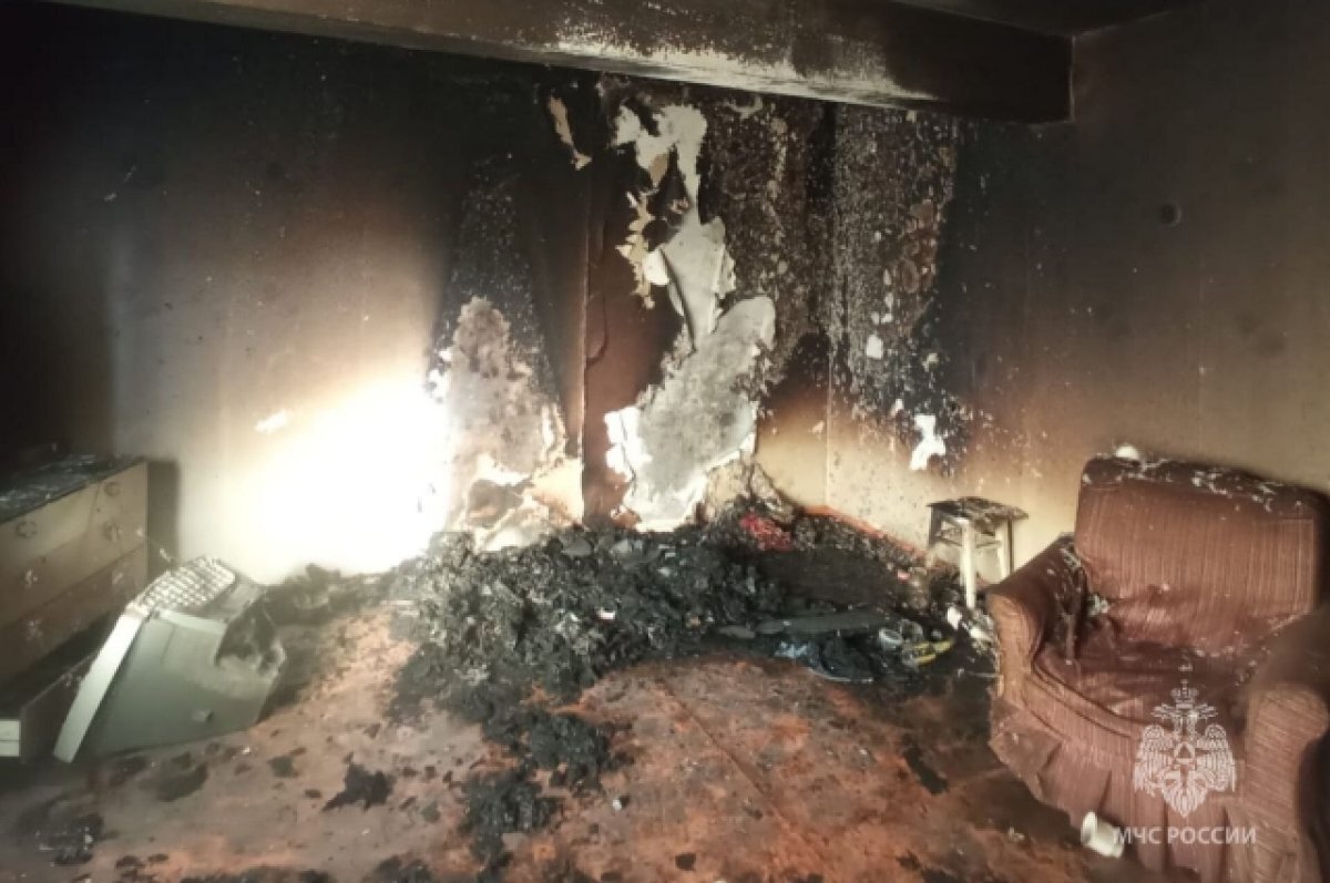    Пьяный мужчина погиб на пожаре в Краснокаменске 2 марта