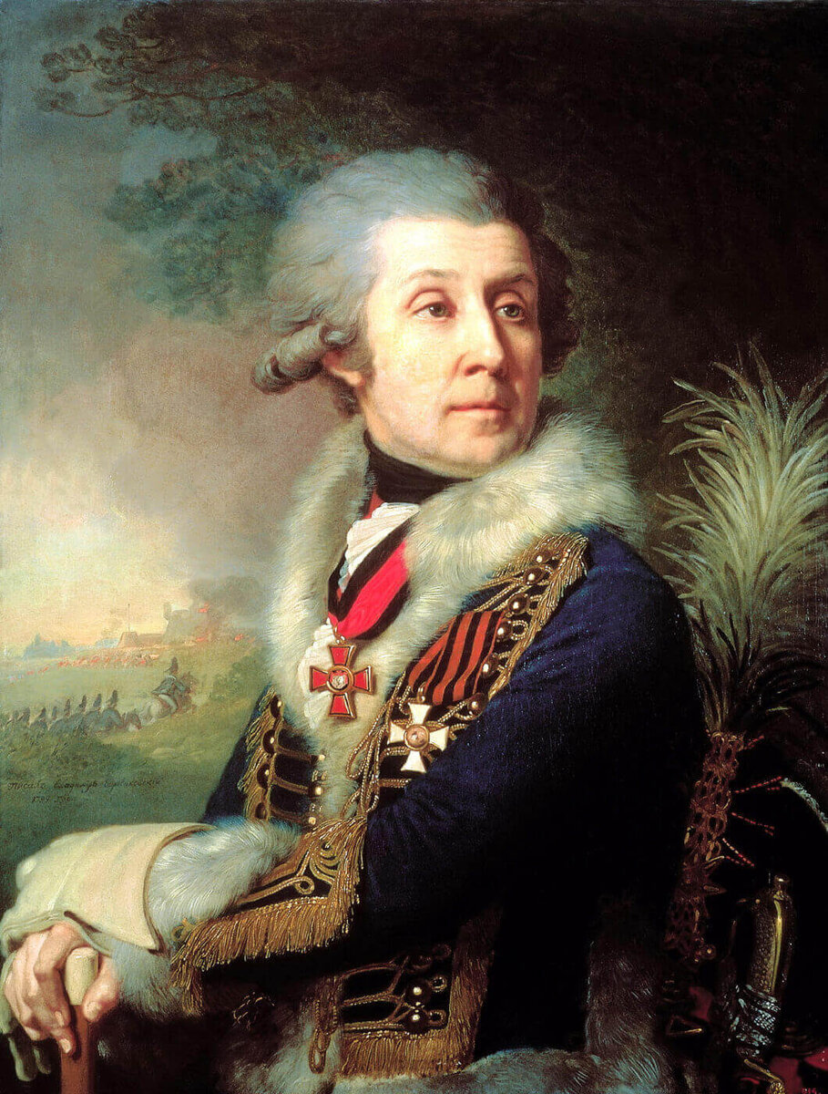 Портрет Федора Артемьевача Боровского, художник Боровиковский, 1799год.